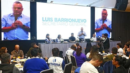 Acto político de UTHGRA Mar del Plata. Foto: X/@0223comar
