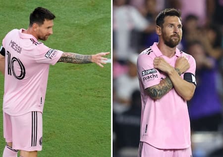 Messi imitando los gestos de "Thor" y "Black Panther". Foto: Reuters.