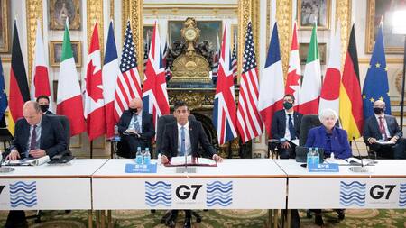 Reunión del G7. Foto: Reuters