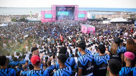 Apertura de los Juegos Bonaerenses en Mar del Plata. Foto: Instagram juegos.bonaerenses