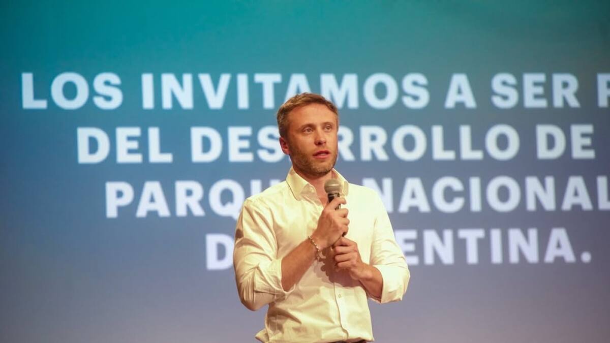 Cristian Larsen, director de Parques Nacionales. Foto: Instagram @cristian_larsen