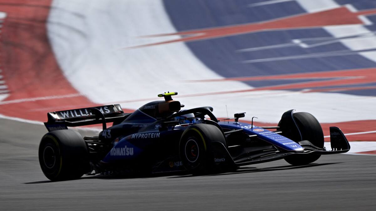 Franco Colapinto en el Gran Premio de México. Foto: EFE.