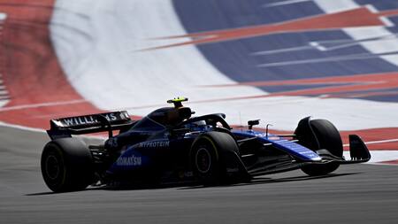 Franco Colapinto en el Gran Premio de México. Foto: EFE.