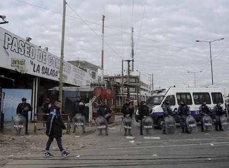 La Salada reabrió sus puertas tras la clausura. Foto: NA.