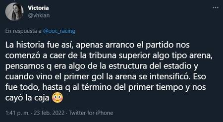 Viral: tiraron cenizas de un hincha en la tribuna de Racing y cayeron sobre el público