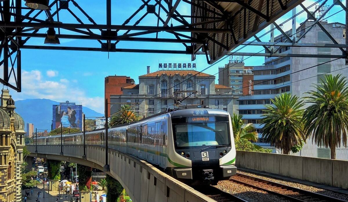 Metro de Medellín, Colombia. Foto: Telemedellín.