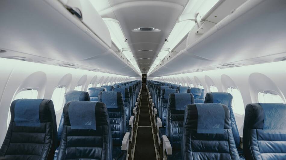 Asiento de avión; viaje. Foto: Unsplash