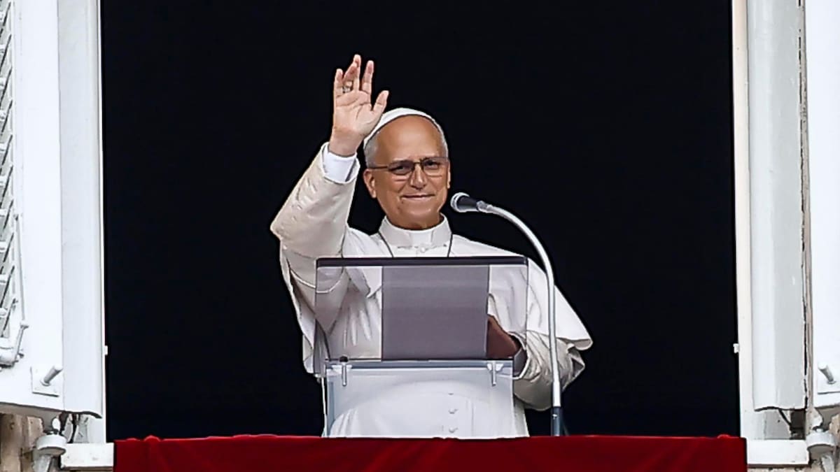 El papa León XIV reapareció tras recibir el alta del hospital Gemelli.
