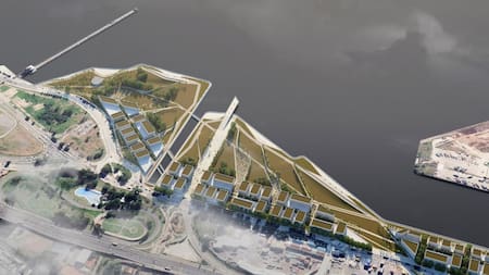 Costa Salguero, edificios