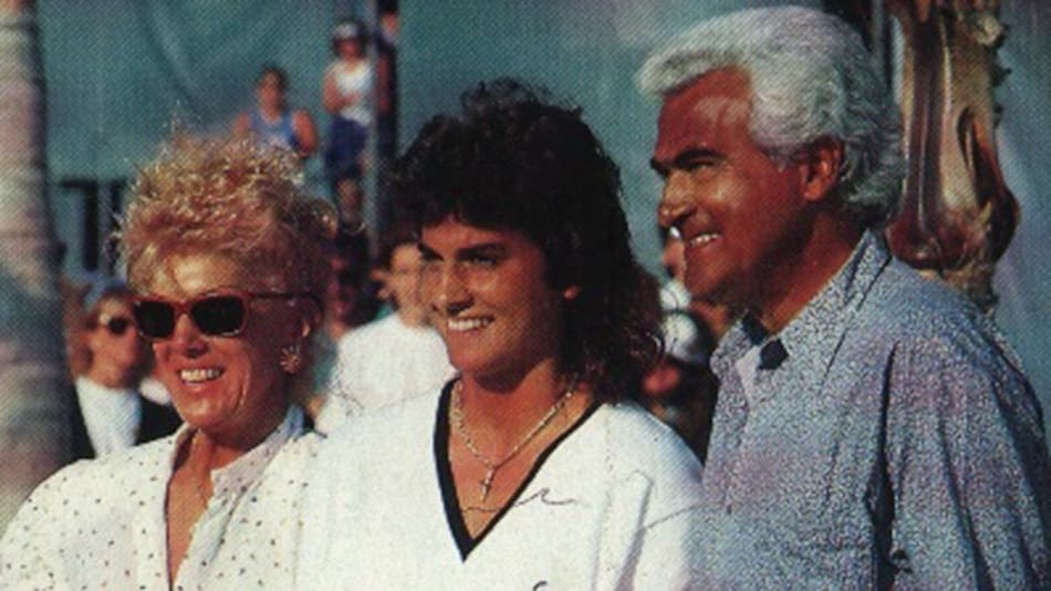 Gabriela Sabatini y sus padres