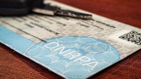 Cédula azul. Foto: X.