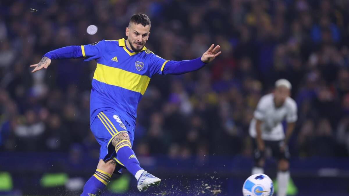 Darío Benedetto, Boca vs. Corinthians, Copa Libertadores. Foto: EFE.