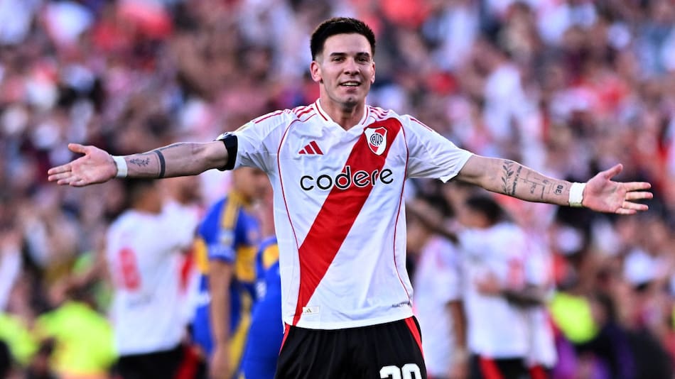 Franco Mastantuono. Foto: Reuters/Agustin Marcarian.