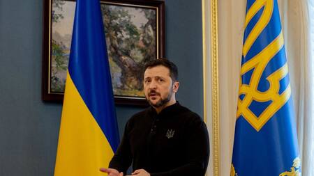 Volodímir Zelenski, presidente de Ucrania. Foto: Reuters/Anatolii Stepanov.