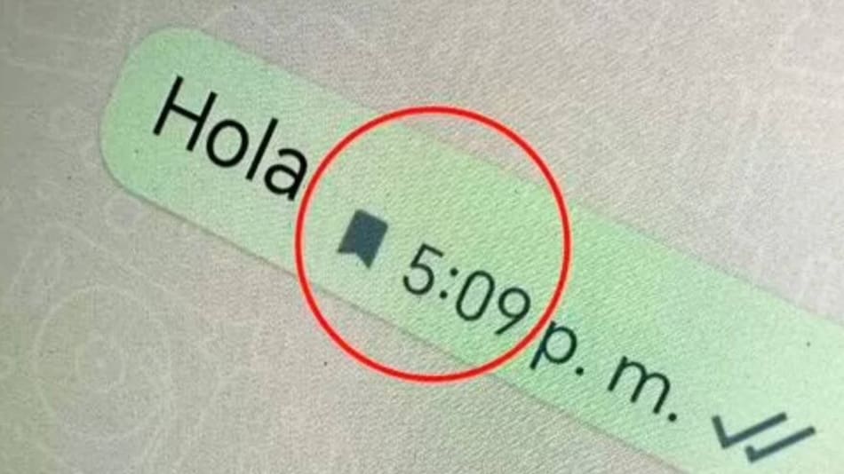 Logo de bandera en WhatsApp.