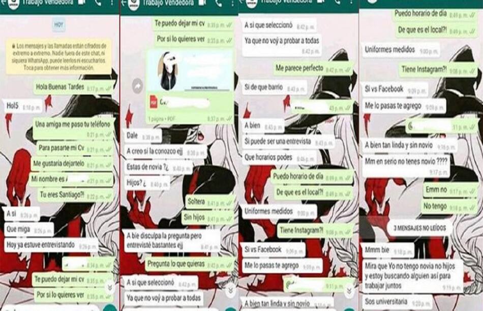 Venezolana de 18 años denunció violación de jefe, Balvanera, chats entre la víctima y el acusado