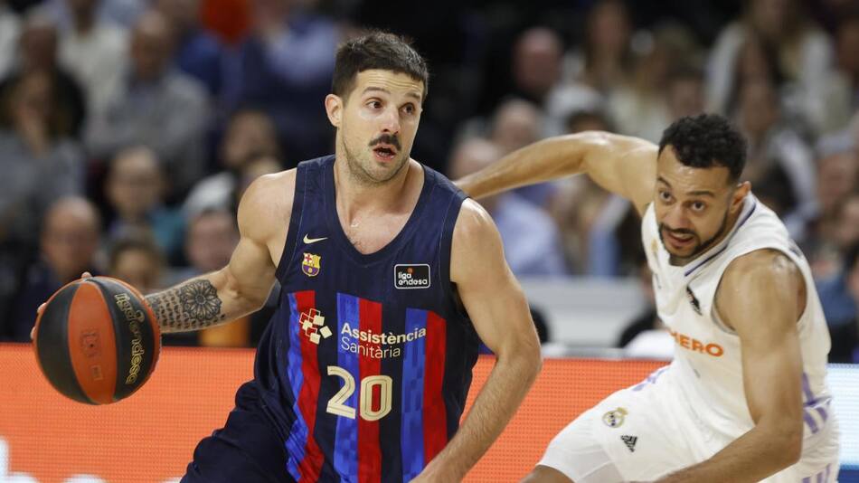 Nicolás Laprovíttola; Barcelona-Real Madrid. Foto: EFE.