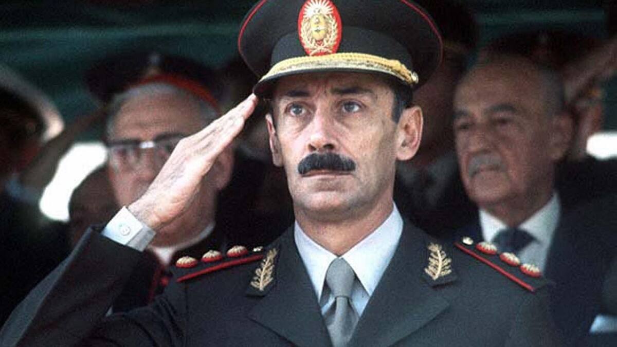 Jorge Rafael Videla, el presidente de facto de la Argentina en la dictadura militar.