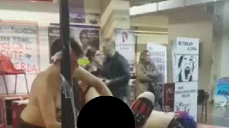 Video de Posporno UBA (Twitter)