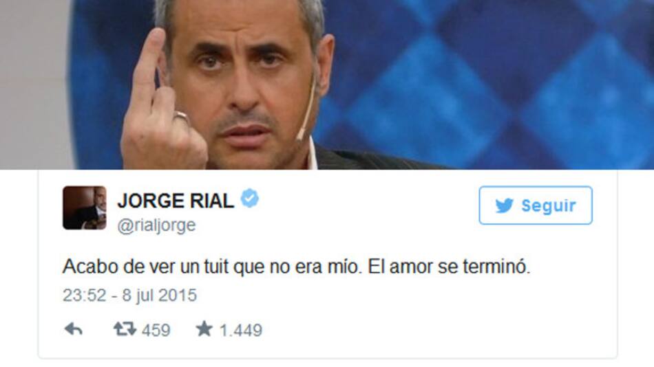 Tuits de Jorge Rial