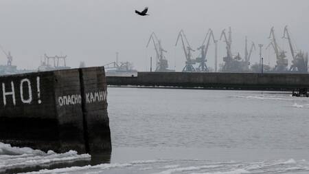 Puerto de Mariupo, Ucrania.