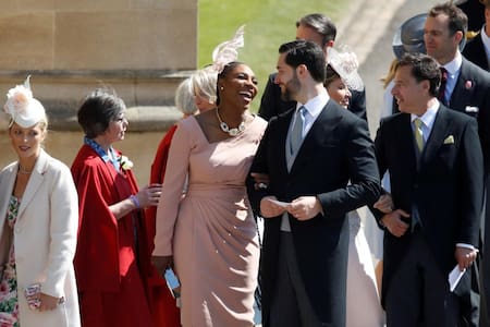 Serena Williams y Alexis Ohanian - Boda Real entre Harry y Meghan (Reuters)