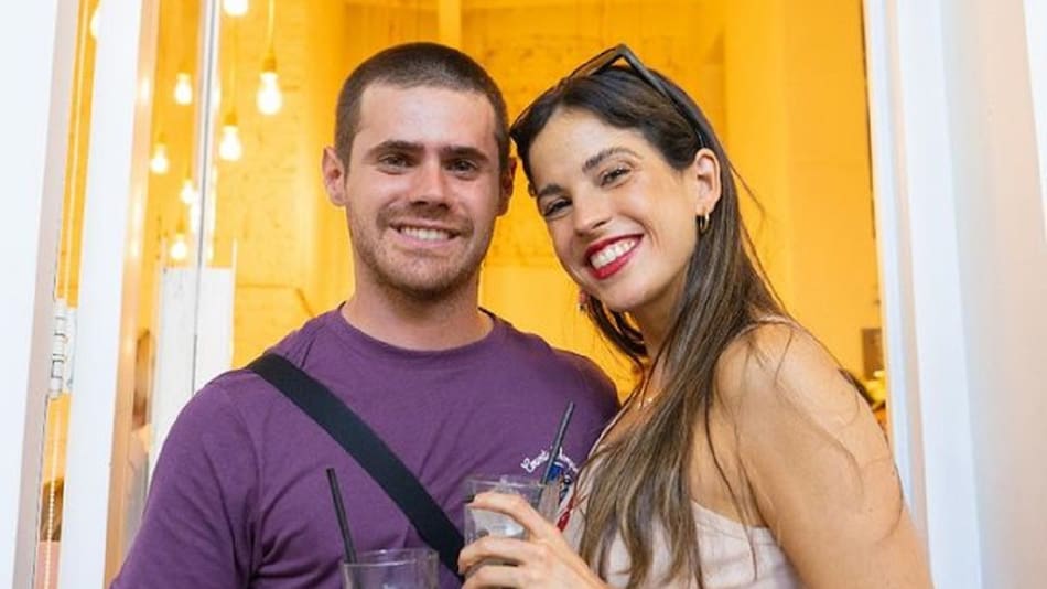 Gastón Soffritti y Cande Molfese. Foto: Instagram