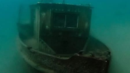 El barco fantasma del Nahuel Huapi. Foto: CONICET