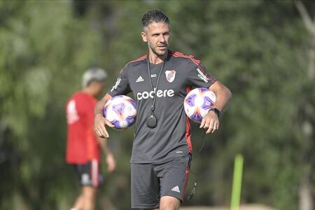 Martín Demichelis; River Plate. Foto: Twitter @RiverPlate.