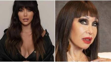 Wanda Nara y Moria Casán. Fotos: archivo.