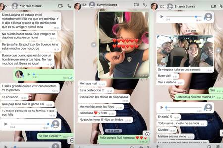 Wanda Nara filtró chats con La China Suarez. Foto: Instagram / wanda_nara.