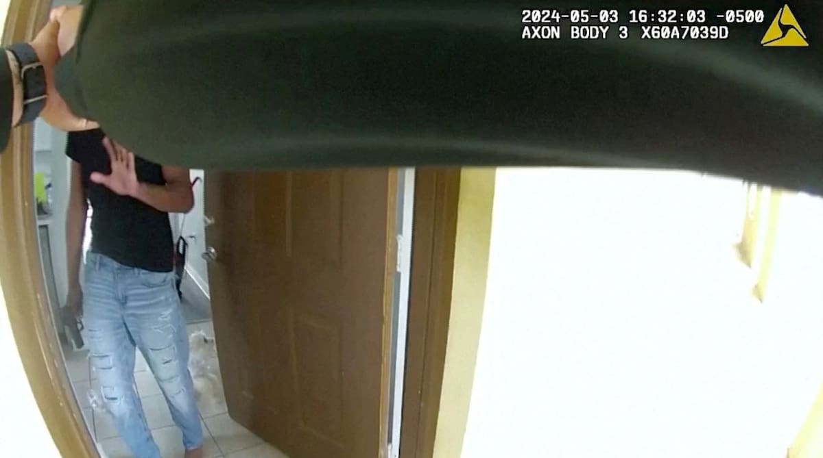 El asesinato de Roger Fortson quedó grabado por la cámara del policía. Foto: Reuters
