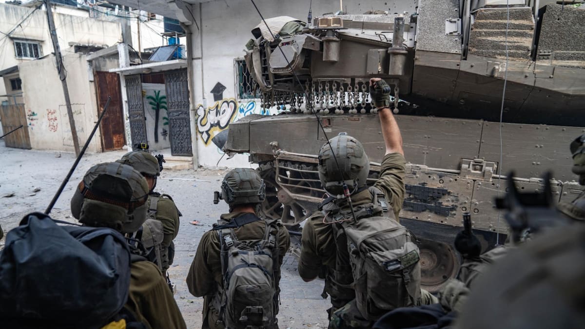 Guerra en Gaza. Foto: EFE