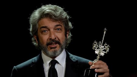 Darín recibió el premio a la trayectoria en San Sebastián