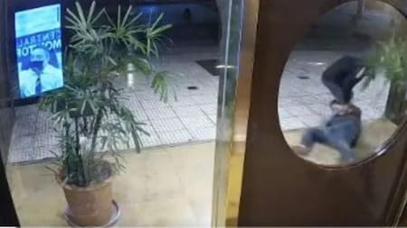 Robo en un edificio de Retiro y la inacción del vigilador. Foto: NA.