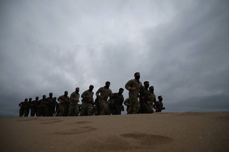 Ejercicios en conjunto de fuerzas de Estados Unidos y Corea del Sur. Foto: Reuters.