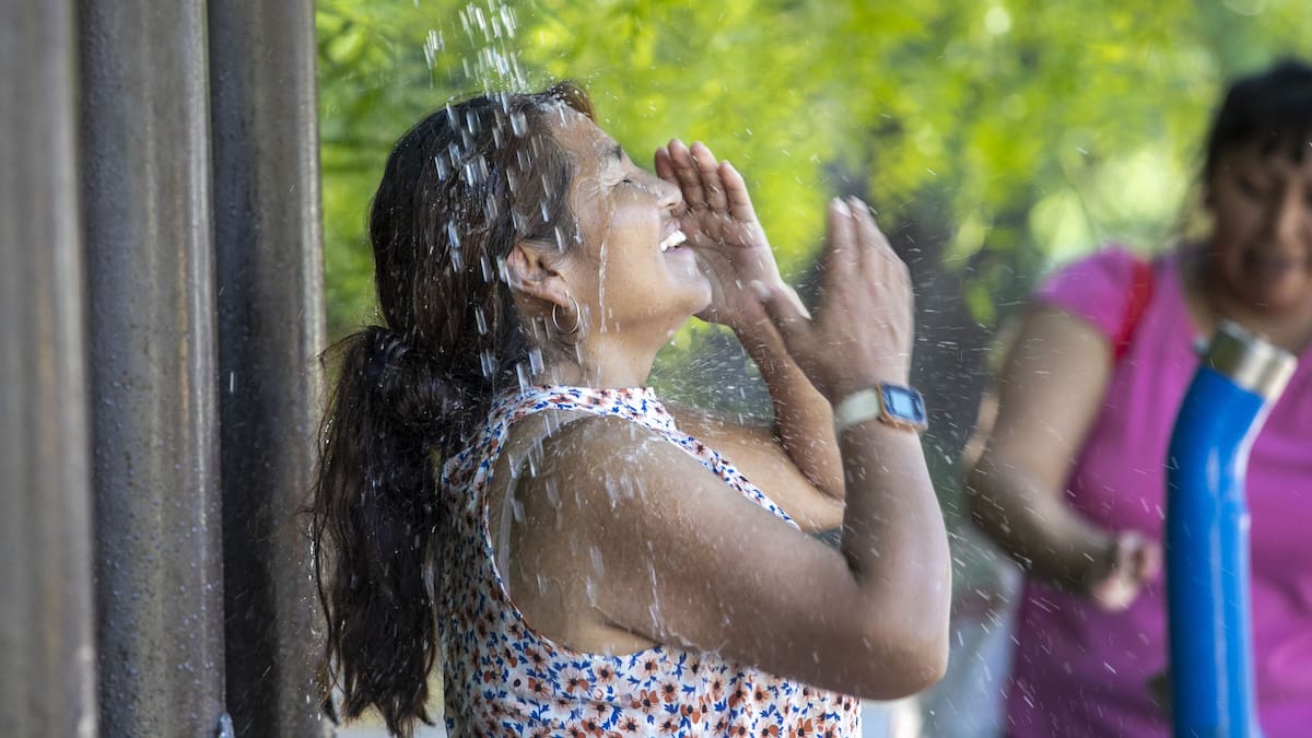 Calor en Buenos Aires.