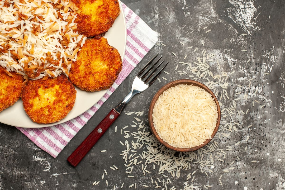 Torrejitas de arroz con queso.
