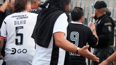 Hinchas de Colo Colo en Mendoza. Foto: elsol.