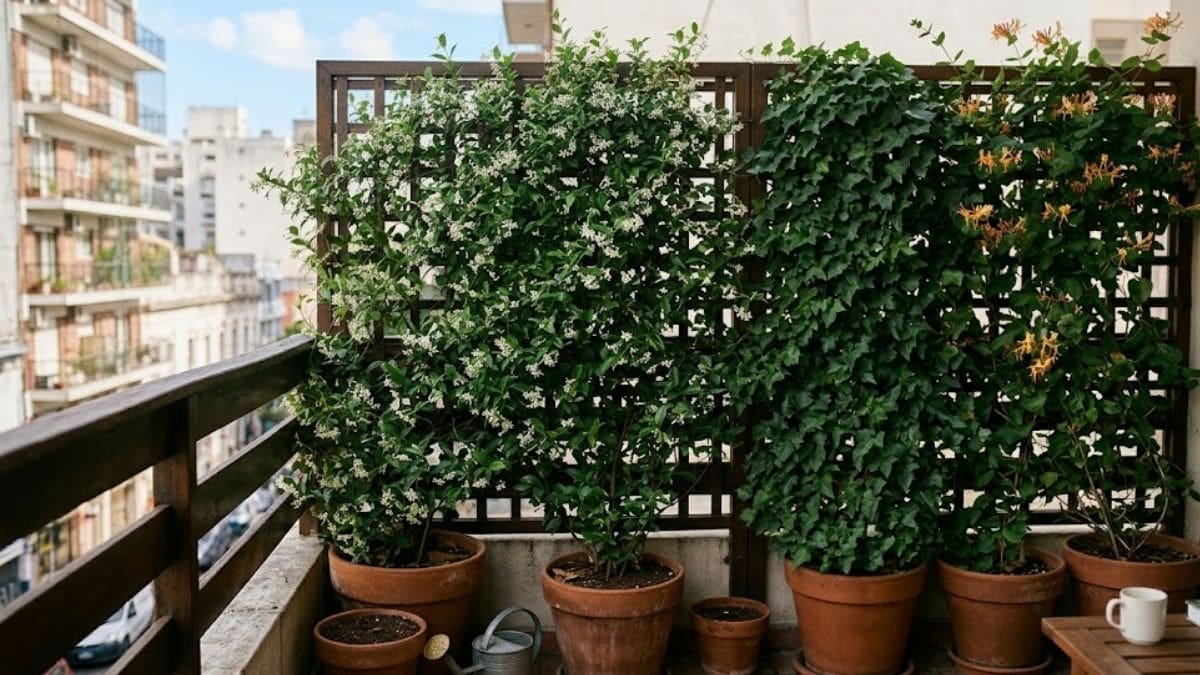 Las 3 plantas para crear privacidad en el balcón sin instalar una pantalla artificial
