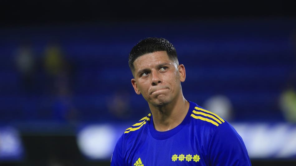 Marcos Rojo en Boca.