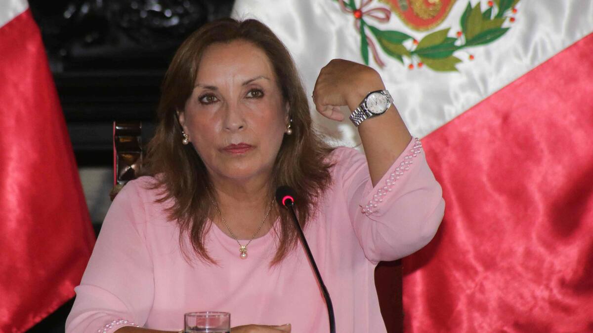 Dina Boluarte. Foto: EFE