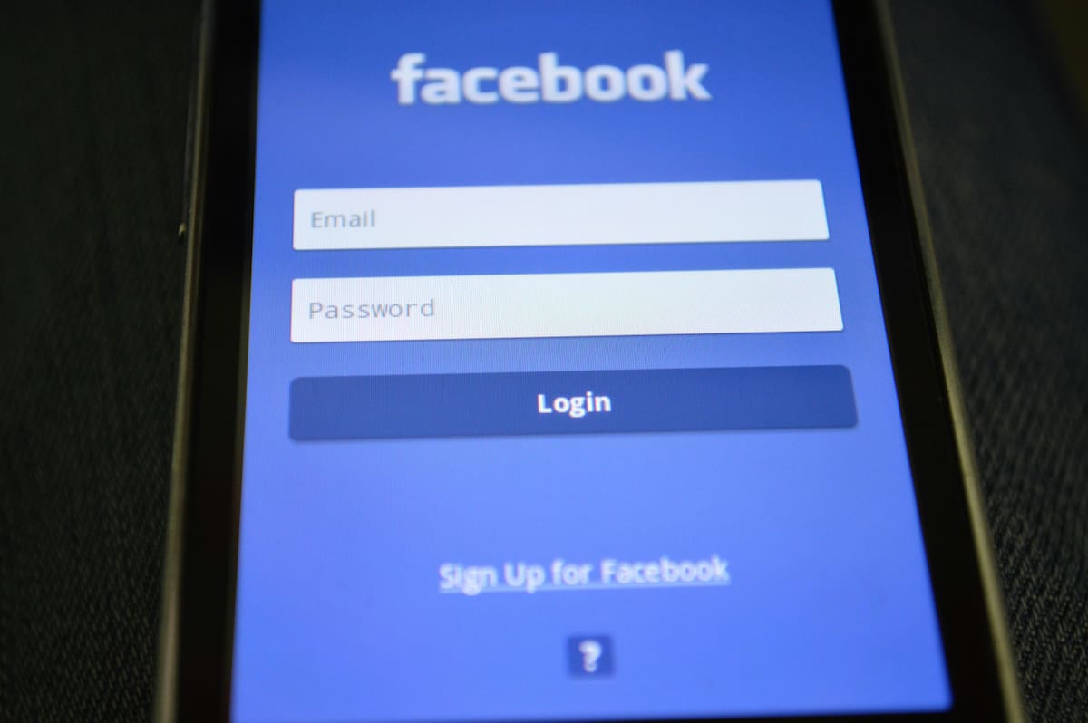 Facebook. Fuente: Pexels.
