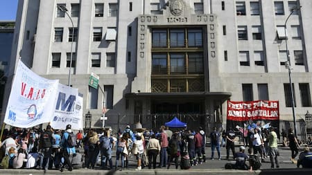 Corte en avenida 9 de julio, movimientos sociales, NA