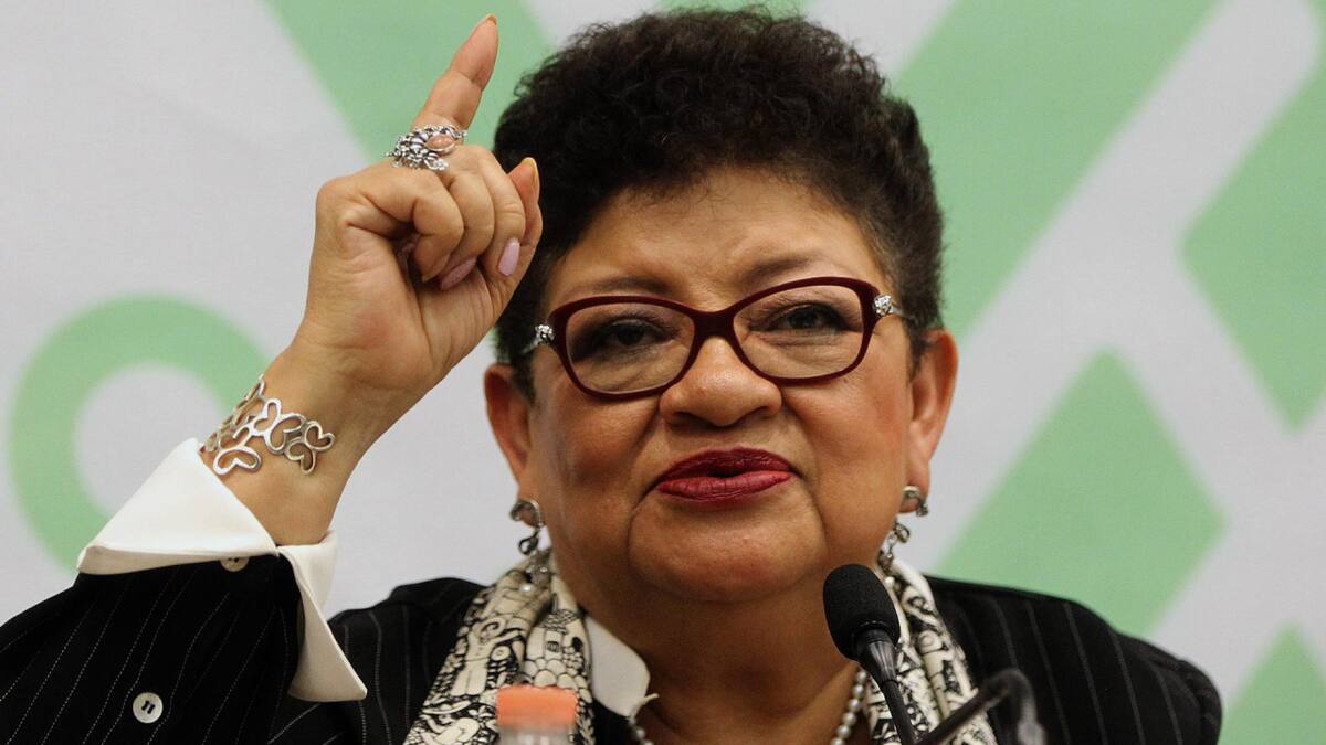 Fiscal General de Justicia de la Ciudad de México, Ernestina Godoy. Foto: EFE