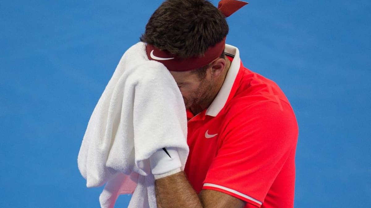 Video: el momento de la lesión de Del Potro