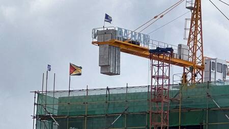 Empresa Exxon en Guyana. Foto: Reuters.