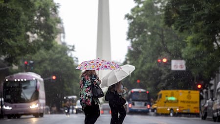 Lluvia en Buenos Aires.