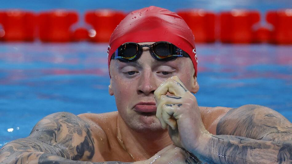 Adam Peaty liquidó a la gastronomía de la Villa Olímpica. Foto: Reuters.
