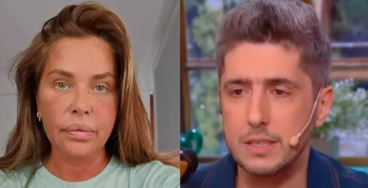 Nazarena Vélez y Jey Mammon. Foto: NA
